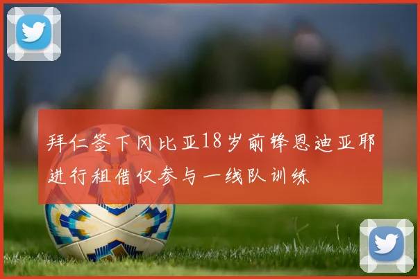 拜仁签下冈比亚18岁前锋恩迪亚耶进行租借仅参与一线队训练