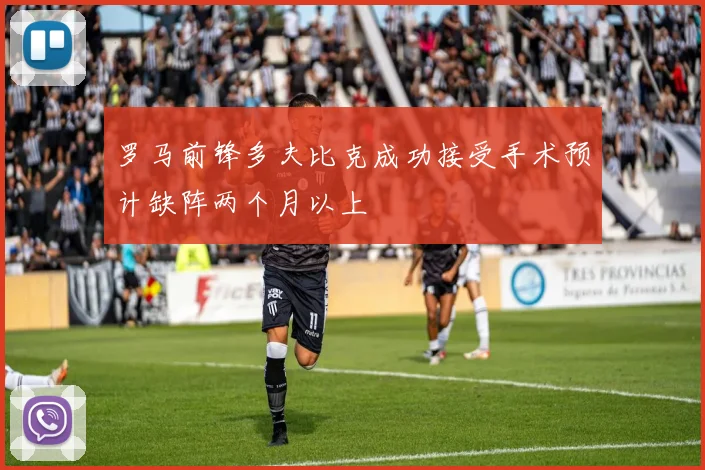 罗马前锋多夫比克成功接受手术预计缺阵两个月以上